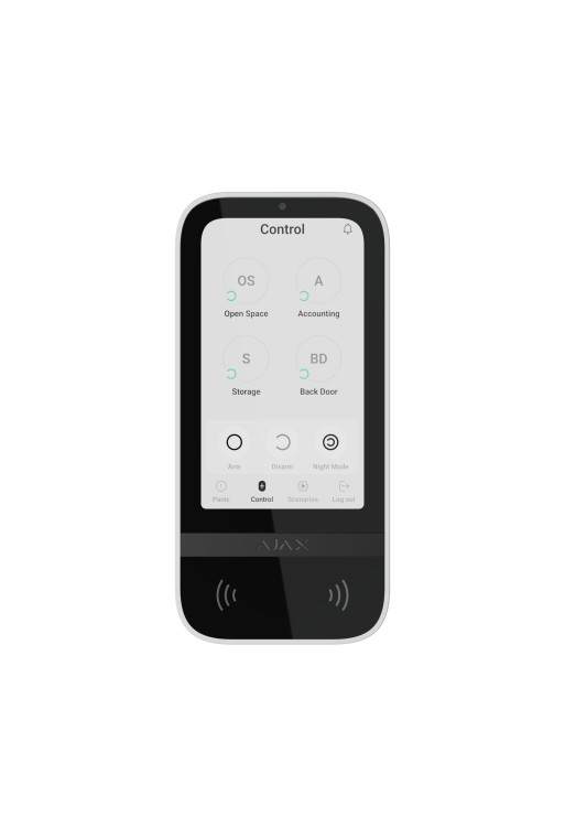 Superior KeyPad TouchScreen G3 Jeweller bianco