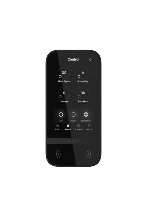 Superior KeyPad TouchScreen G3 Jeweller nero