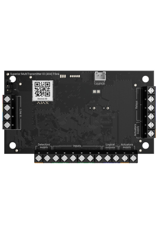 FIBRA-MULTITRANSMITTER-IO4X4 Modulo  4 entrate/4 uscite